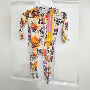 Little Bum Bums Skull Halloween Bamboo